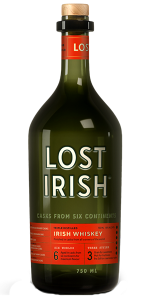 Lost Irish Whiskey. Image courtesy Lost Irish Whiskey.