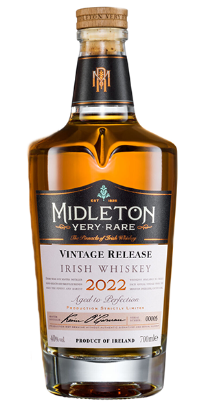 Midleton Very Rare 2022 Edition. Image courtesy Irish Distillers.