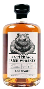 Natterjack Irish Whiskey. Image courtesy Gortinore Distillers.