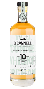 W.D. OConnell Single Grain Irish Whiskey. Image courtesy W.D. O'Connell Whisky Merchants. 