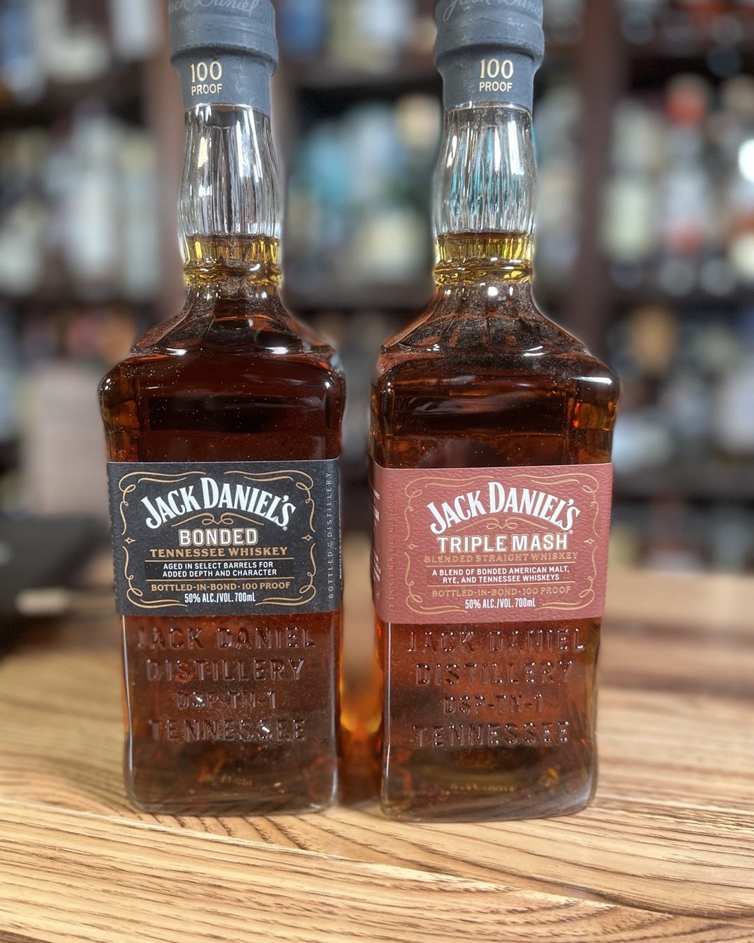 So…the Whisky Fairy just delivered these. Bottled in Bond Jack Daniel’s and a Triple Mash Bottled in Bond Jack Daniel’s made with the bonded Jack Daniel’s Tennessee Whiskey, a bonded Jack Rye, and an American MALT. That’s right…the folks in Lynchburg have been laying down malt whiskey for at least 4 years!