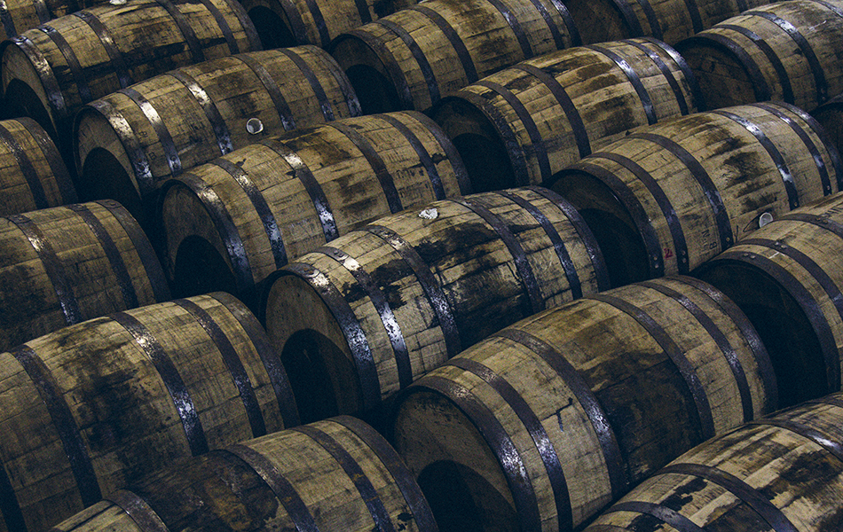 Rows of whiskey barrels waiting to be filled. File photo ©2022, Mark Gillespie/CaskStrength Media.