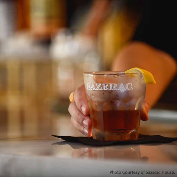 The Sazerac cocktail. Image courtesy Sazerac House/The Sazerac Company.
