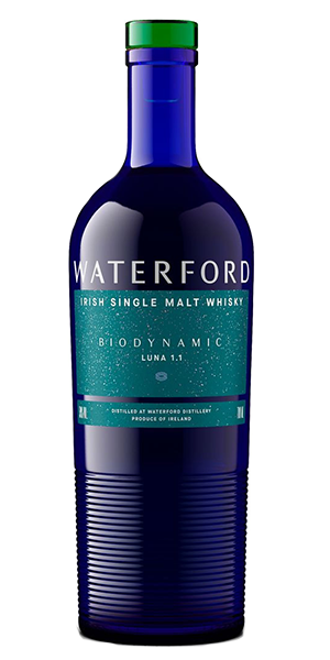 Waterford Luna 1.1 Single Malt Irish Whiskey. Image courtesy Waterford Whisky.