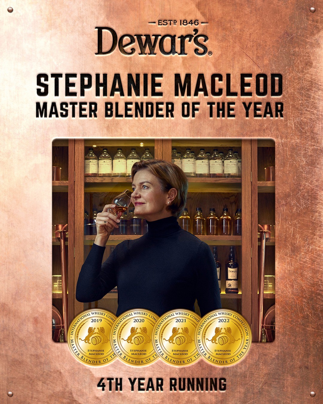 Congratulations to Dewar’s Master Blend Stephanie Macleod on this most historic honor.

#WhiskyCastSponsor ##dewars #scotch