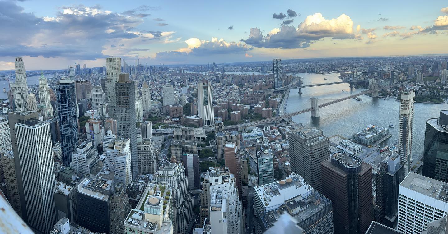 At a @glenmorangie dinner in NYC tonight…with this view!