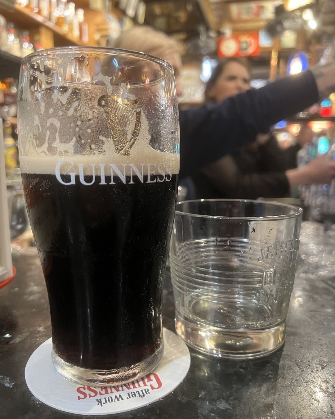 Found the best pint of Guinness in Belfast at the Duke of York (along with a few good drams)…