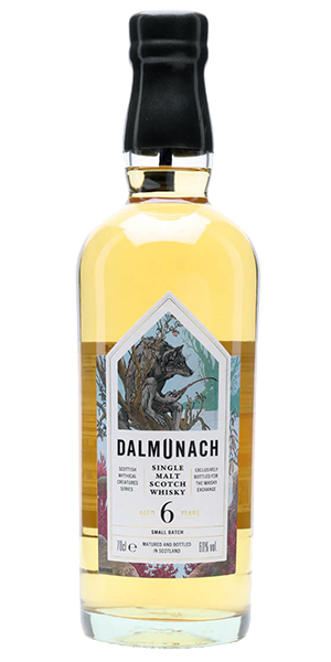 Dalmunach 6YO Wulver. Image courtesy The Whisky Exchange.