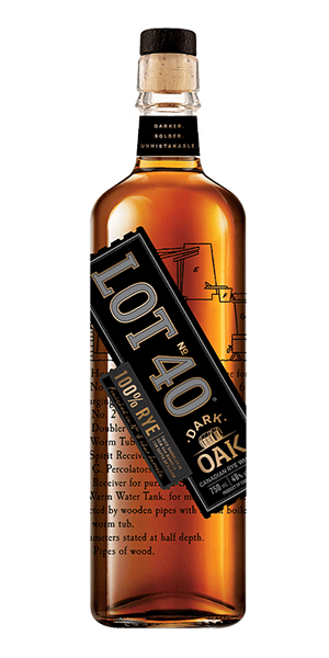 Lot 40 Dark Oak. Image courtesy Corby Spirits & Wine.