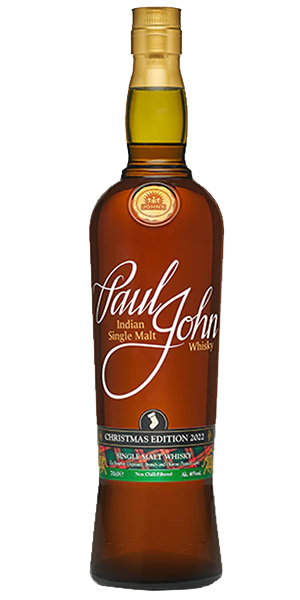 Paul John 2022 Christmas Edition. Image courtesy John Distilleries.