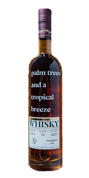 Sons of Vancouver Palm Trees and a Tropical Breeze. Image courtesy Sons of Vancouver Distillery.