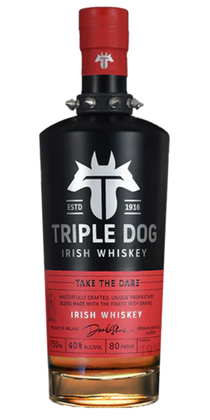 Triple Dog Irish Whiskey. Image courtesy Triple Dog.