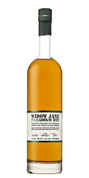 Widow Jane Paradigm Rye. Image courtesy Widow Jane Distillery.