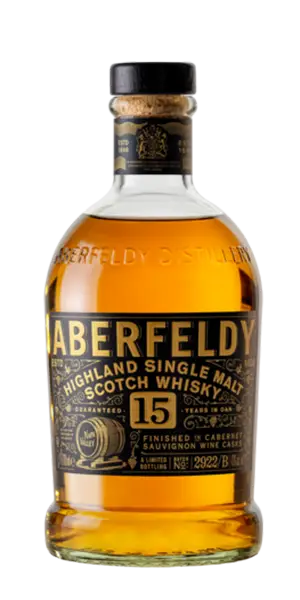 Aberfeldy 15 Cabernet Sauvignon Finish. Image courtesy Aberfeldy.