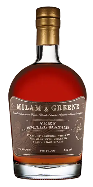 Milam & Greene Very Small Batch Bourbon. Image courtesy Milam & Greene Distillery.