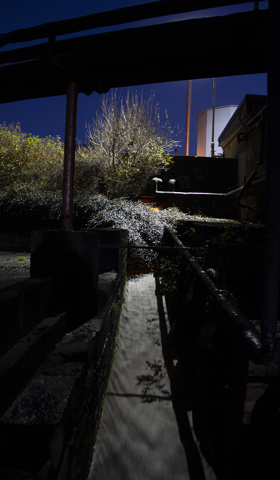 The lade that supplies production water to Old Pulteney Distillery. File photo ©2023, Mark Gillespie/CaskStrength Media.