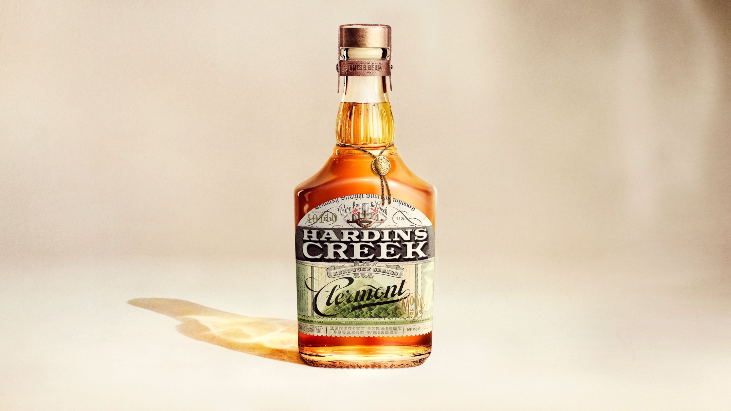 Hardin's Creek Clermont Edition Bourbon. Image courtesy Beam Suntory.