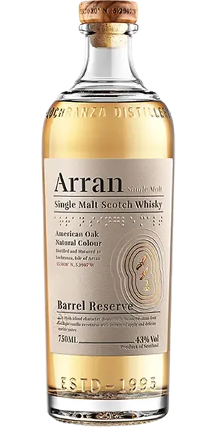 Arran Barrel Reserve. Image courtesy Isle of Arran Distillers.