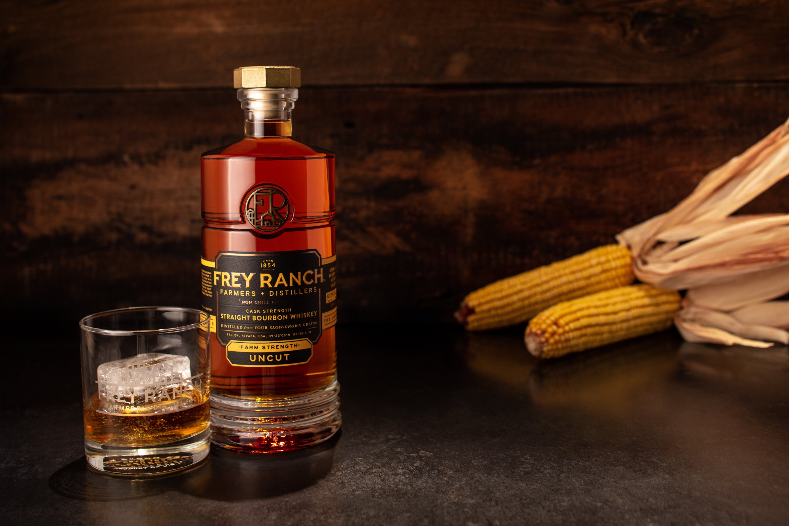Frey Ranch Farm Strength Uncut Bourbon. Image courtesy Frey Ranch.