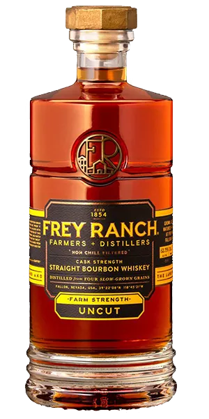 Frey Ranch Farm Strength Uncut Bourbon. Image courtesy Frey Ranch.