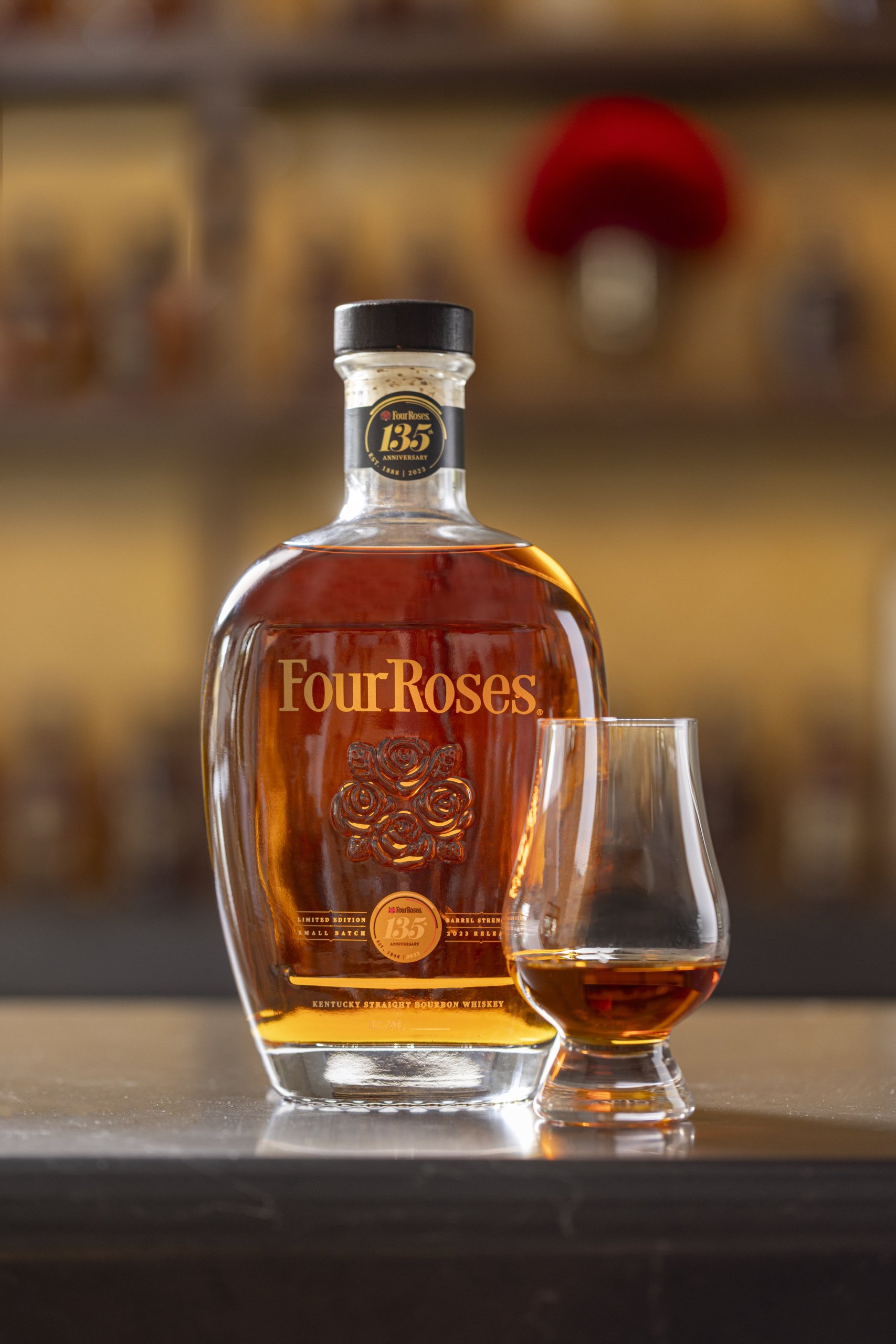Four Roses 2023 Limited Edition Small Batch Bourbon. Image courtesy Four Roses.