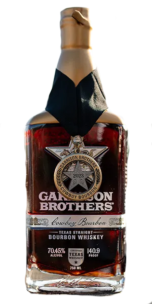 Garrison Brothers 2023 Cowboy Bourbon. Image courtesy Garrison Brothers.