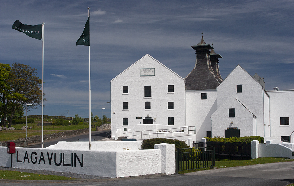 The entrance to Lagavulin distillery on Islay. File photo ©2023, Mark Gillespie/CaskStrength Media.