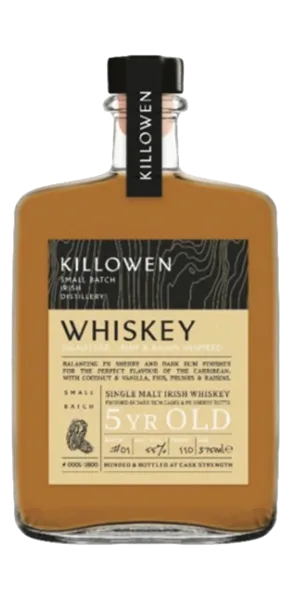 Killowen Rum & Raisin. Image courtesy Killowen Distillery.