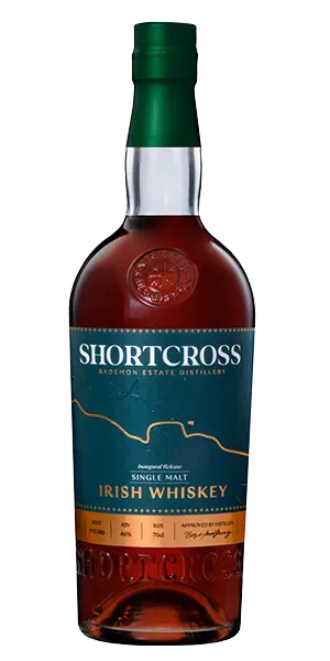 Shortcross Single Malt Whiskey. Image courtesy Rademon Estate Distillery.
