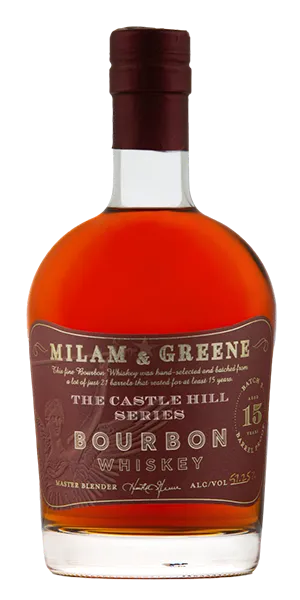 Milam & Greene Castle Hill Series Batch 3 Bourbon. Image courtesy Milam & Greene Whiskey.