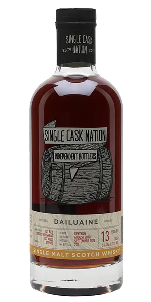 Single Cask Nation Dailuane 2010. Image courtesy The Whisky Exchange.