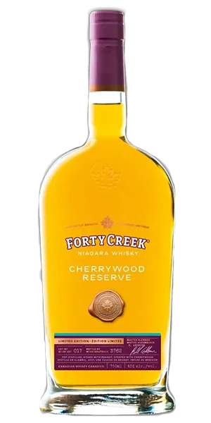 Forty Creek Cherrywood Reserve. Image courtesy Forty Creek Distillery.