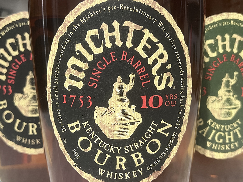 Bottles of various Michter's whiskies. Photo ©2024, Mark Gillespie/CaskStrength Media.