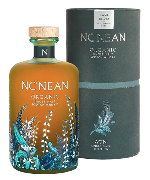 Nc'Nean AON 18-642 Single Cask. Image courtesy Nc'Nean Distillery.
