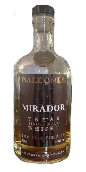 Balcones Mirador Rum Cask Finished