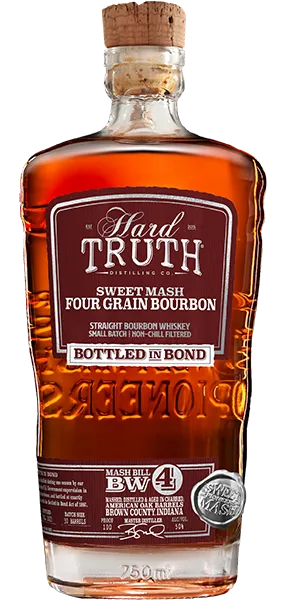 Hard Truth Sweet Mash Four Grain Bourbon. Image courtesy Hard Truth Distilling.