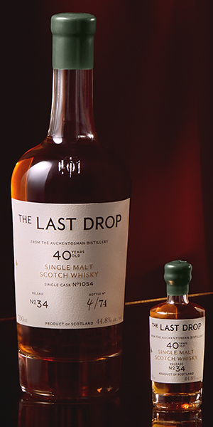 The Last Drop Auchentoshan 40. Image courtesy The Last Drop Distillers of London.