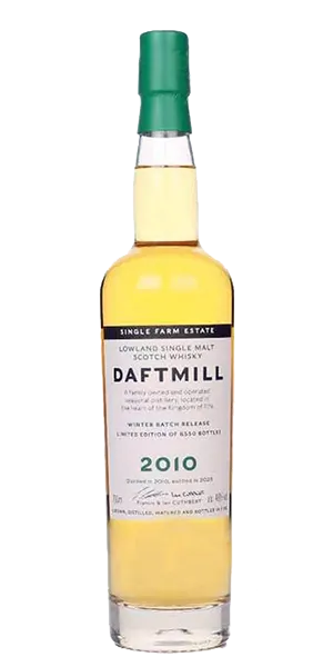Daftmill 2010 Cask Strength. Image courtesy Daftmill Distillery.