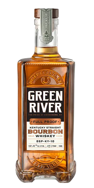Green River Full Proof Bourbon. Image courtesy Green River Distillery.