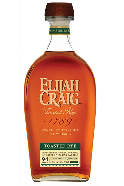 Elijah Craig Toasted Rye. Image courtesy Heaven Hill.