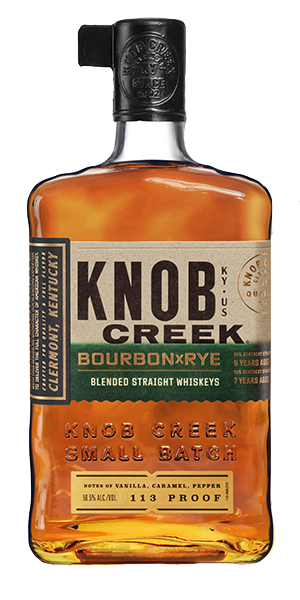 Knob Creek Bourbon X Rye Blended Whiskey. Image courtesy Knob Creek.