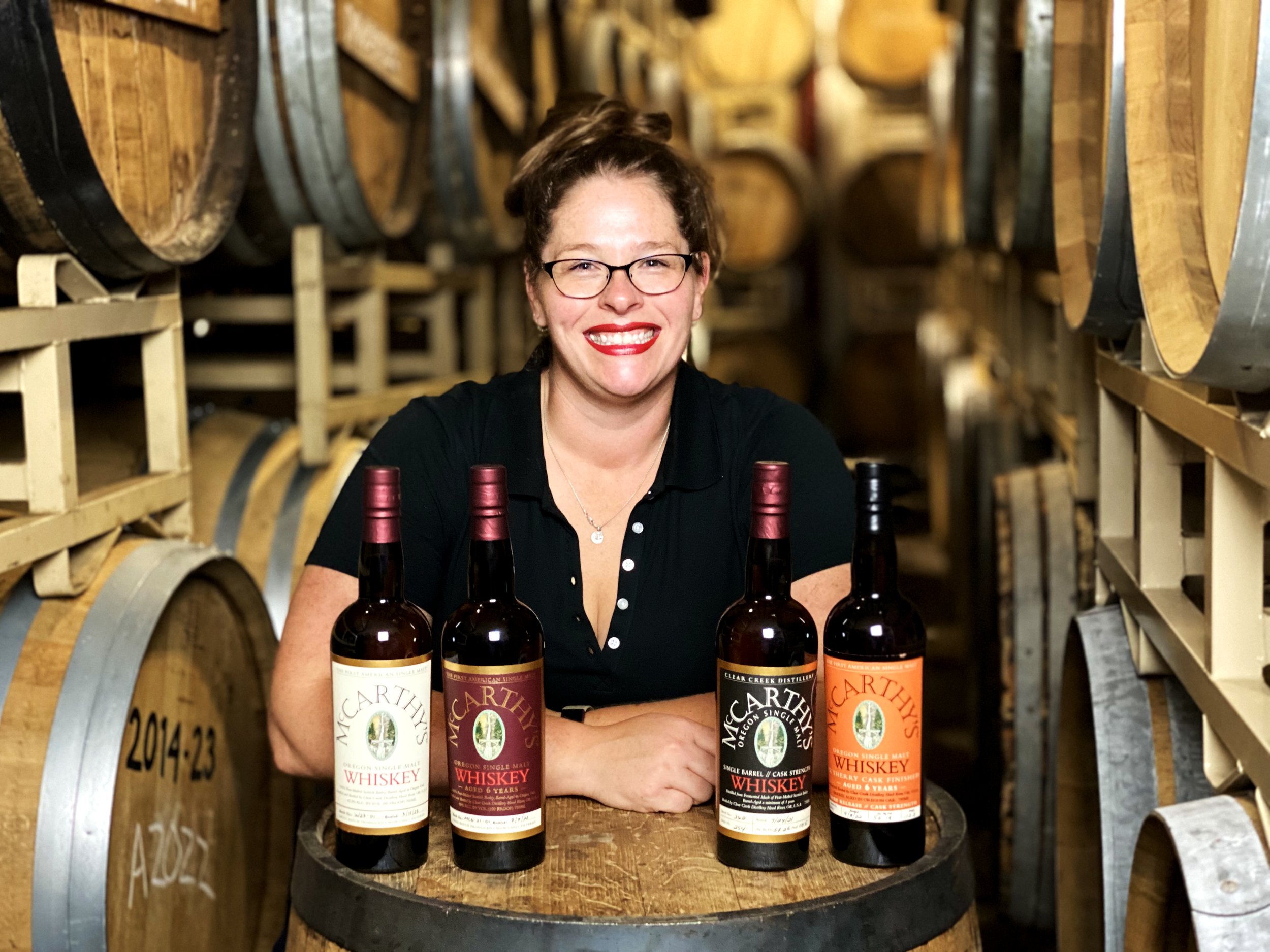 Caitlin Bartlemay of Oregon's Hood River Distillers. Image courtesy Hood River Distillers.