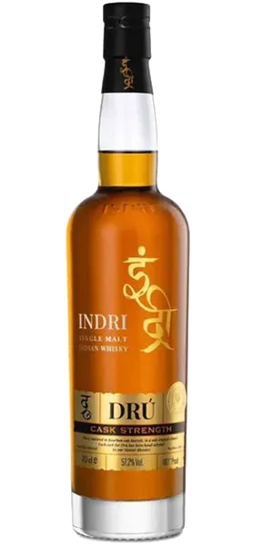 Indri Drú Indian Single Malt. Image courtesy Piccadilly Distillers.