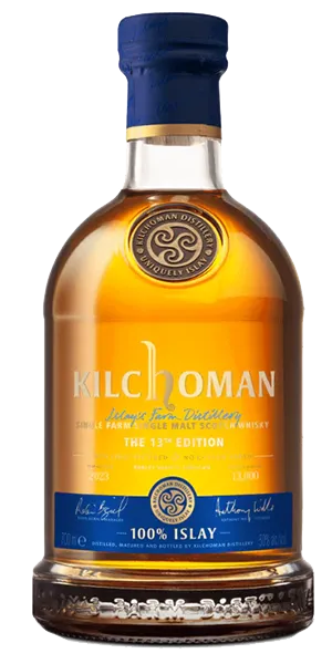 Kilchoman 100% Islay single malt. Image courtesy Kilchoman Distillery.