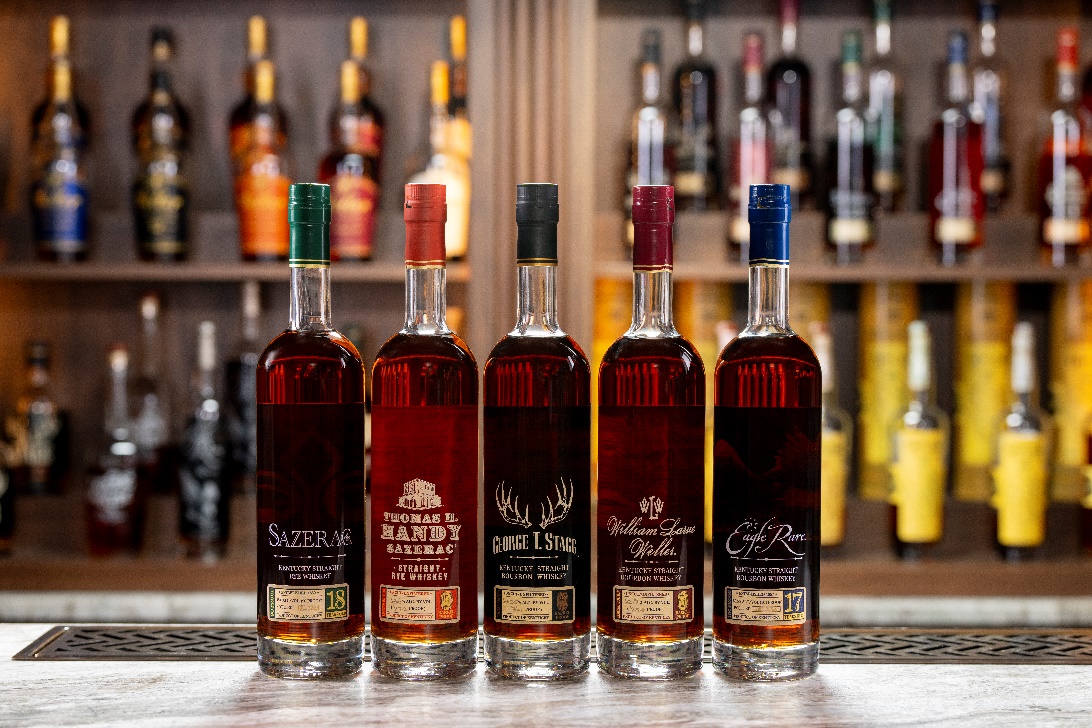 The 2024 Buffalo Trace Antique Collection. Image courtesy Buffalo Trace Distillery.