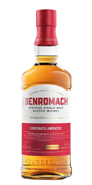 Benromach Contrasts: Unpeated. Image courtesy Gordon & MacPhail.