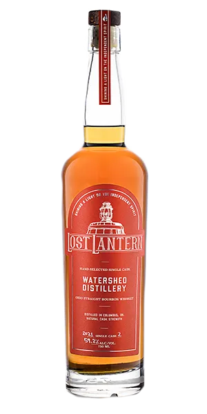 Lost Lantern Watershed Distillery Single Cask #2. Image courtesy Lost Lantern Whiskey.