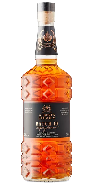 Alberta Premium Legacy Reserve Batch 10. Image courtesy Alberta Distillers.