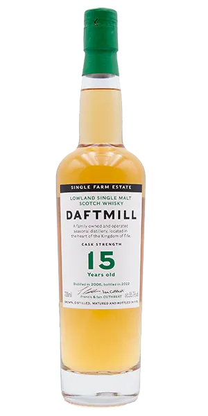 Daftmill 15 2022 Release. Image courtesy Abbey Whisky.