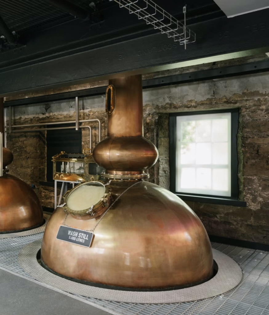 The wash still at Holyrood Distillery. Image courtesy Holyrood Distillery.